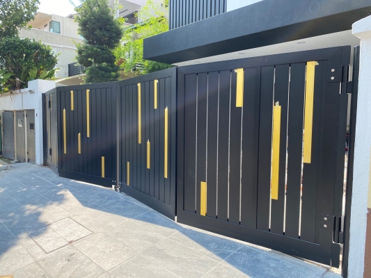 Pintu Pagar Aluminium Seri Kembangan