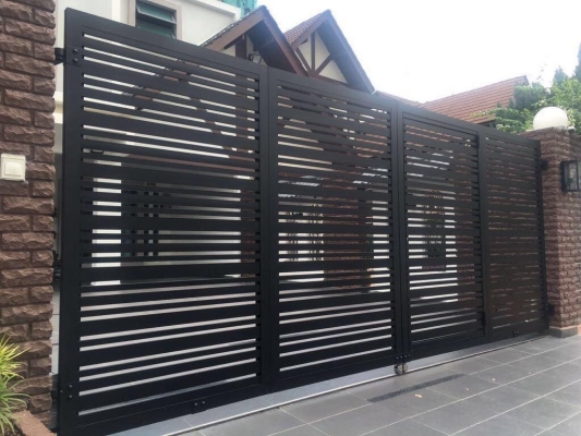 Pintu Pagar Aluminium Seri Kembangan