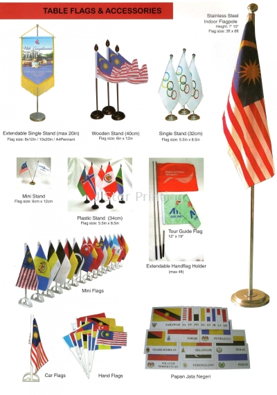 Table Flags & Accessories