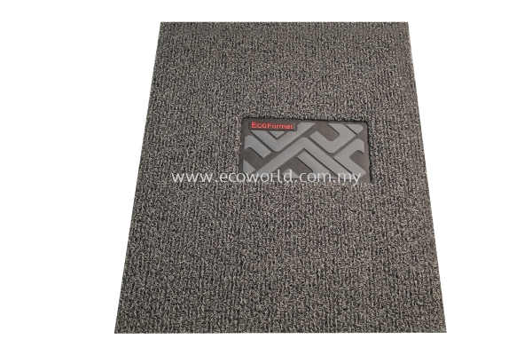 ECOFormat Car Mat - Driver Mat (Black grey)