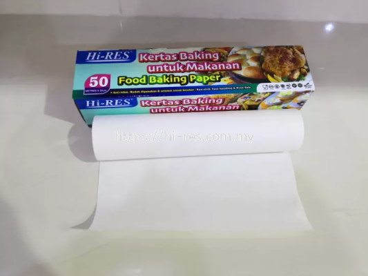 Food Baking Paper 50m - Grease Proof