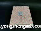 PAPER STRAW PINK 6MM (100PCS/10PKT) Paper Straws Paper Products