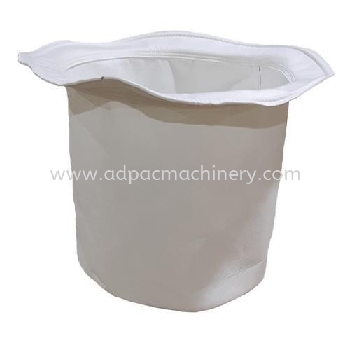 White Polyester Filter Bag with Rope for Dust Collection