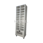 CUSTOM MADE 20 PIGEON HOLE & 1 DRAWER WITH ACRYLIC WINDOW + 3'' PU CASTOR TROLLEY