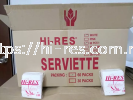 Serviette/Tissue/Napkin-Multi Purpose/Virgin Pulp/White/Soft (60packs per box) (55+/- pcs per pack) Servittee Tissue / Jumbo Roll Tissue/M Fold Tissue