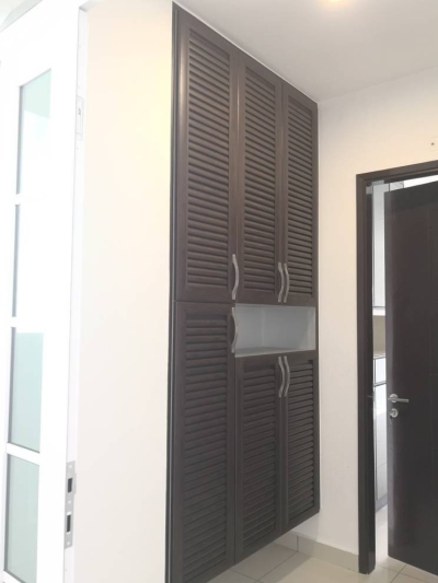 Rak Kasut Aluminium/ Built-in Kabinet Kasut