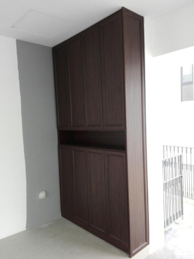 Rak Kasut Aluminium/ Built-in Kabinet Kasut