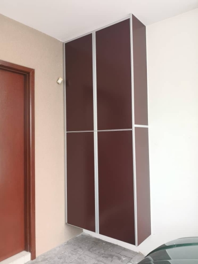 Rak Kasut Aluminium/ Built-in Kabinet Kasut