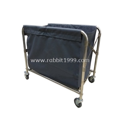 STAINLESS STEEL FOLDABLE LAUNDRY TROLLEY - SFLT-517/SS