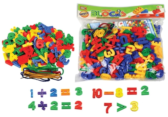 Mathematics Numbering Lacing Set