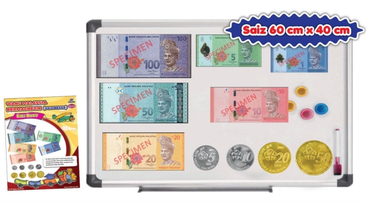 WangMalaysia Bermagnetik (Magnetic Classroom Money Kit)