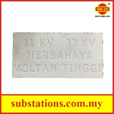 Concrete Cable Slab ( 11kV 33kV Merbahaya Voltan Tinggi)