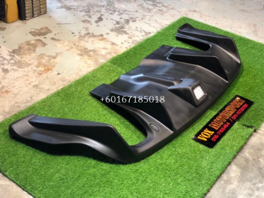 2006 2007 2008 2009 2010 2011 honda civic fd2r type r rear diffuser feels style for type r rear bumper black material brand new set