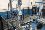 Automatic Pallet Strapping Machine End of Line Automation Depalletizing Palletizing Machine