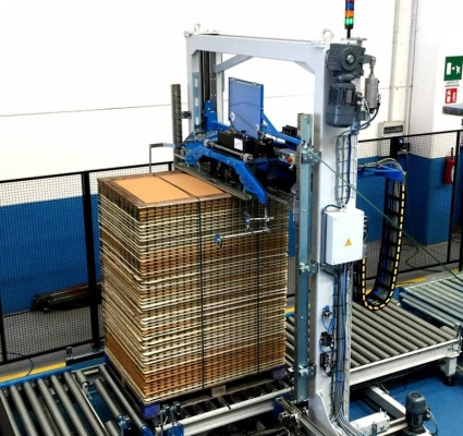 Automatic Pallet Strapping Machine