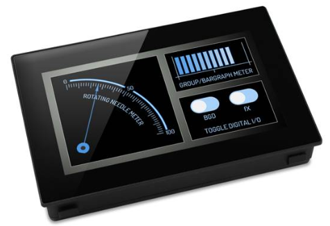 lascar panelpilot sgd 43-a 4.3"with analogue, digital, pwm & serial interfaces