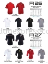 Oren F126  F127 Corporate Shirt Oren Baju Korporat F1 BAJU OREN SPORT - READY MADE