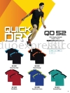 Oren QD52 Baju Collar Microfibre QuickDri Unisex Oren Baju Kolar T Polo BAJU OREN SPORT - READY MADE