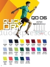 Oren QD06 Baju Collar Microfibre QuickDri Unisex Oren Baju Kolar T Polo BAJU OREN SPORT - READY MADE