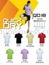 Oren QD18 Baju  Mock Neck Collar Microfibre QuickDri Unisex Oren Baju Kolar T Polo BAJU OREN SPORT - READY MADE