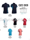 Oren QD33 Baju Collar Microfibre QuickDri Unisex Oren Baju Kolar T Polo BAJU OREN SPORT - READY MADE