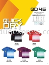 Oren QD45 Baju Collar Microfibre QuickDri Unisex Oren Baju Kolar T Polo BAJU OREN SPORT - READY MADE