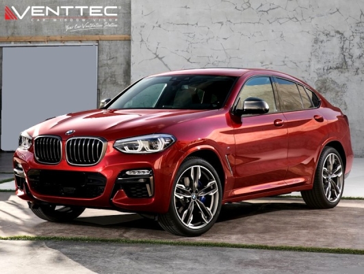 BMW X4 (G02) 18Y-ABOVE = VENTTEC DOOR VISOR 