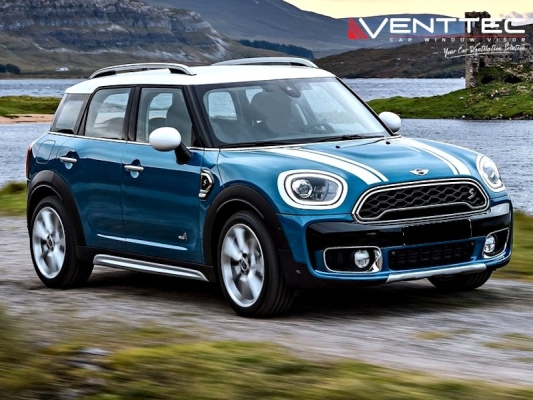 MINI COUNTRYMAN (F60) 2017 - ABOVE = VENTTEC DOOR VISOR