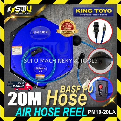 KING TOYO PM10-20LA / KTAHR-20M Air Hose Reel 20M