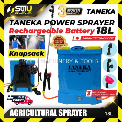 TANEKA / PABOOL 18L Portable Knapsack Agriculture Sprayer (Rechargeable Battery) 5.5kg