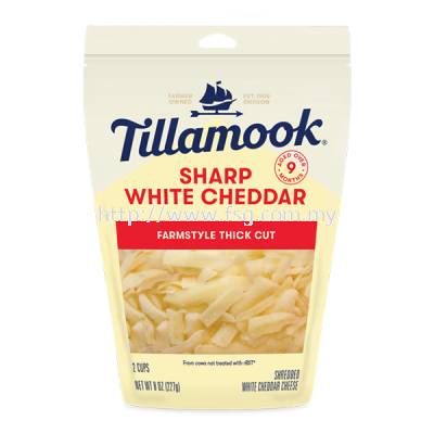 Tillamook Shredded Sharp White Cheddar