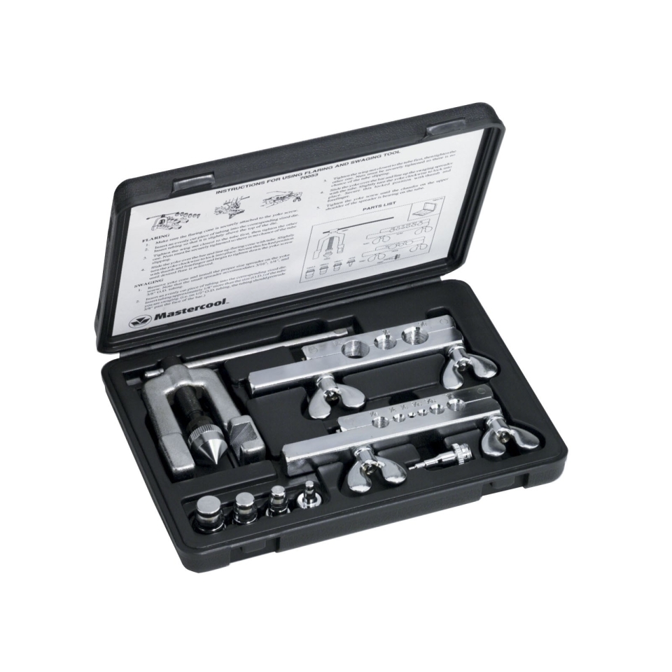 MASTERCOOL 70053 45o FLARING & SWAGING TOOL (275) (O.D.1/8" TO 3/4")
