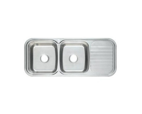 Stainless sink PRX-621 Rubine Double Bowl Stainless Steel Sink Kitchen Sink Choose Sample / Pattern Chart