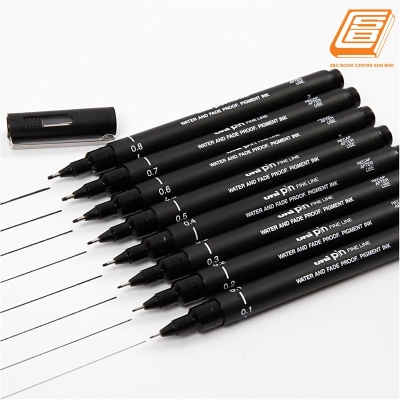 Uni pin Water Based Marker 0.05mm-0.8mm  
