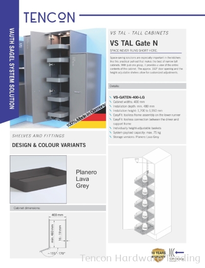 VA TAL-TALL CABINET (VS TAL GATE N)