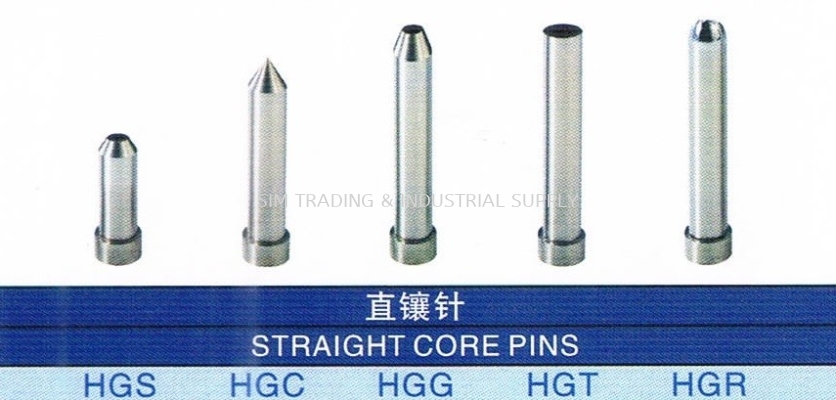 Straight Core Pins