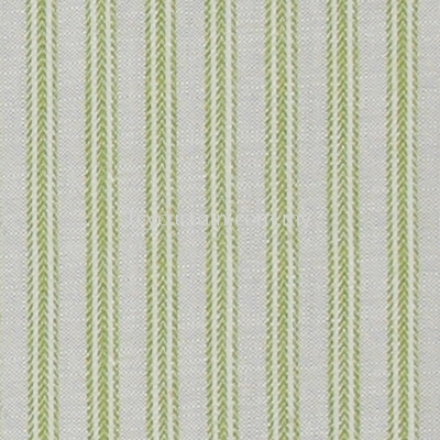 Stripe Curtain Linen Field Canton 06 Moss