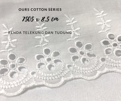 Lace Cotton 7505 x 8.5cm