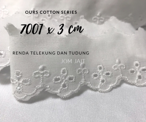 Lace Cotton 7001 x 3cm 