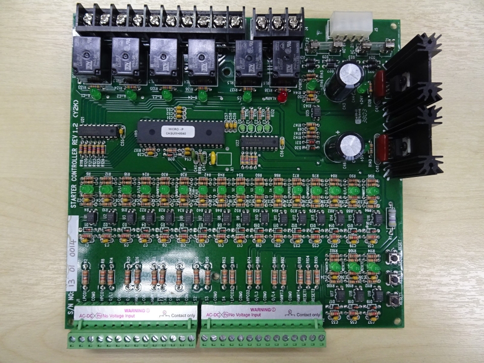 TRANE OUTDOOR IC BOARD (STARTER CONTROLLER-REV 1.2) (CNT03050) (Y2K) FOR RAUP OR WCVS MODELS