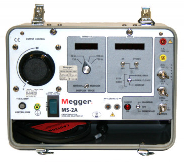 MEGGER MS2A Circuit Breaker and Overcurrent Relay Test Set