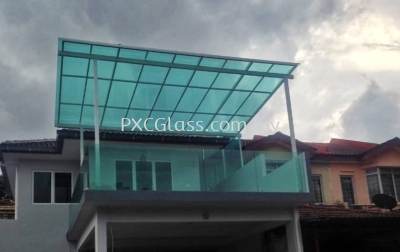 Balcony Roof Glass