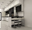 VILLA MUTIARA KITCHEN CABINET -GLASS DOOR KITCHEN CABINET 