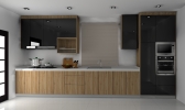 TASIK GELUGOR  KITCHEN CABINET -MELAMINE DOOR  KITCHEN CABINET 