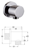 SHOWER CONNECTOR Shower Connector Accessories