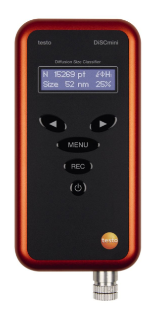 testo disc mini - handheld 卡塔尔世界杯中国足球赛事
 instrument for nanoparticle counting