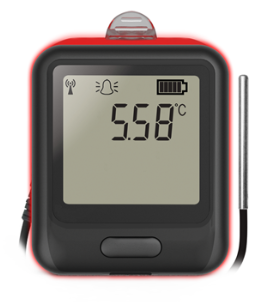 lascar el-wifi-tpx+ wifi-connected high-accuracy temp. logger with alarm warning light and sounder