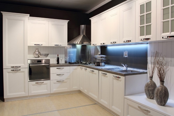 Solid Nyatoh Kitchen Cabinet Design