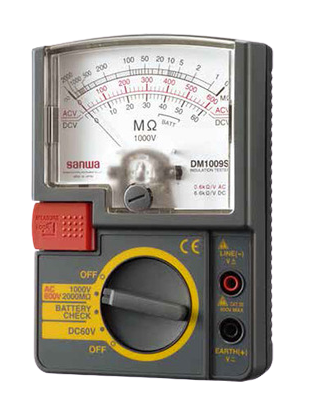 sanwa dm1009s single test voltage range 