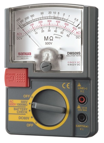 sanwa dm509s single test voltage range